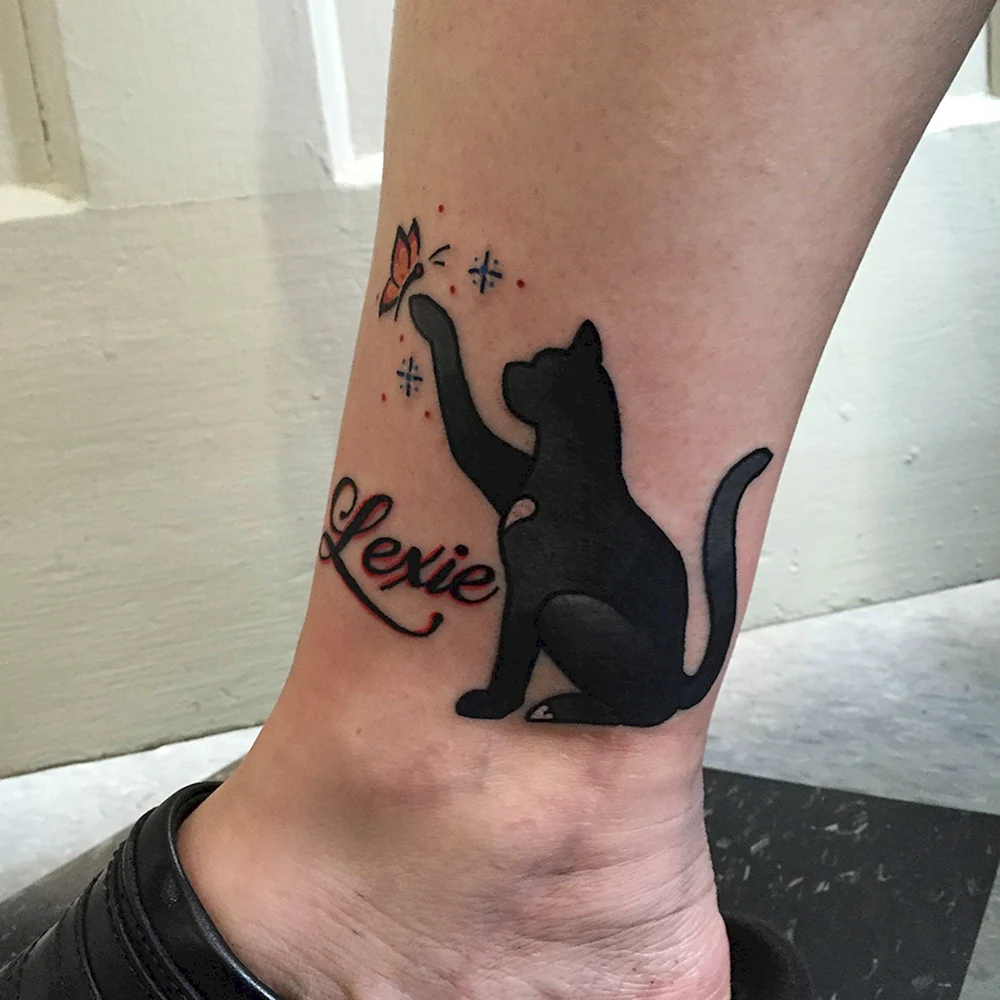 Татуировки для девушек кошки