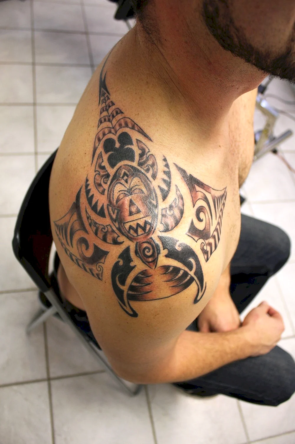 Татуировки мужские ската
