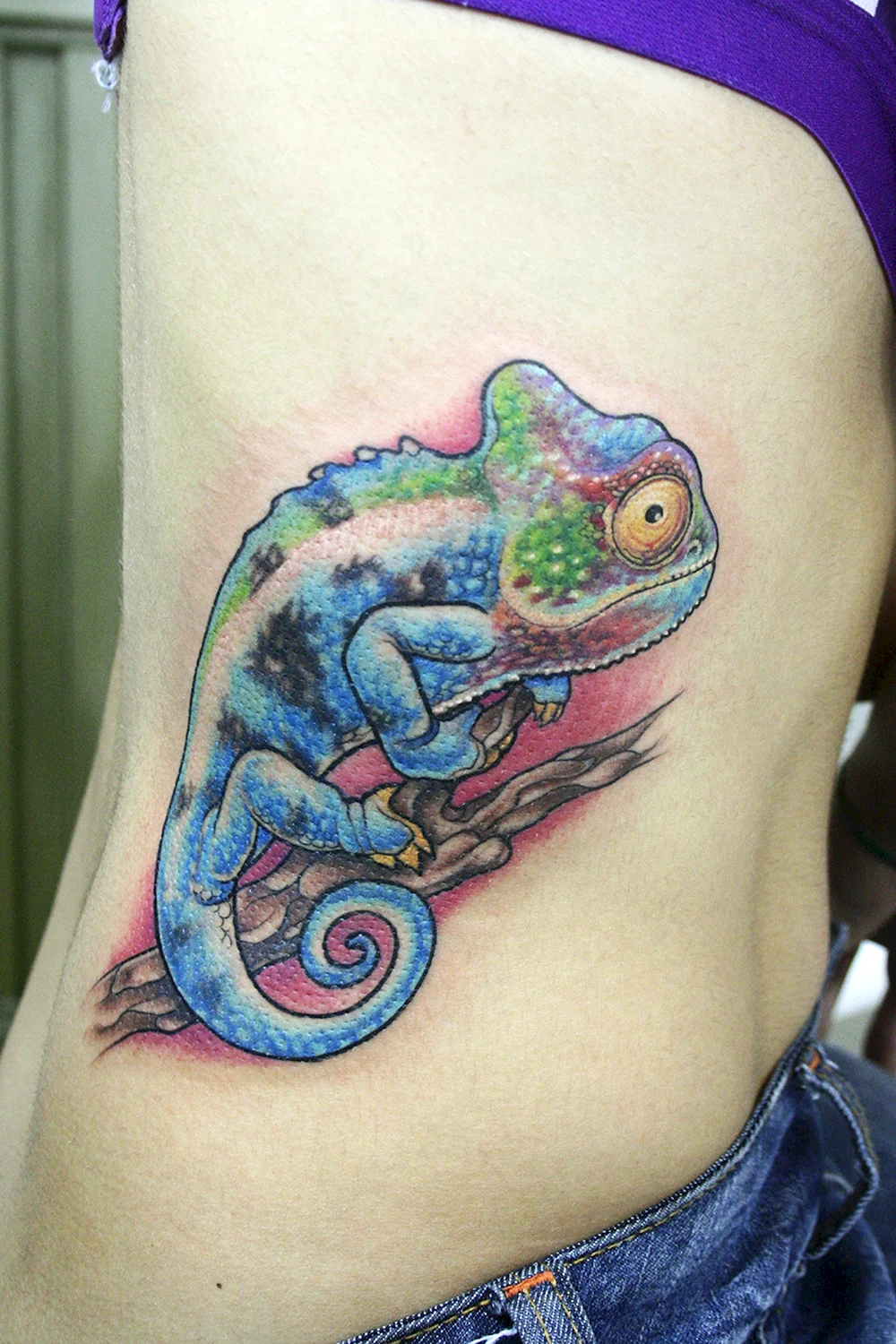 Tetovanie Chameleón