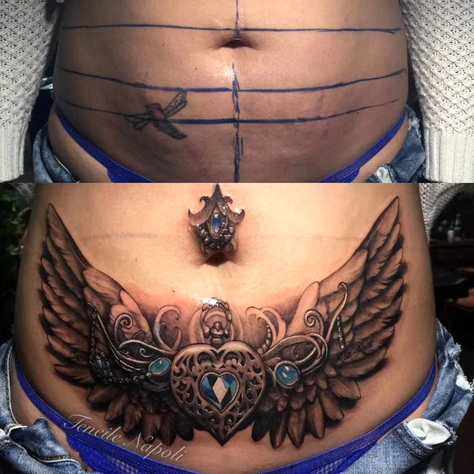 The abdomen Tattoo