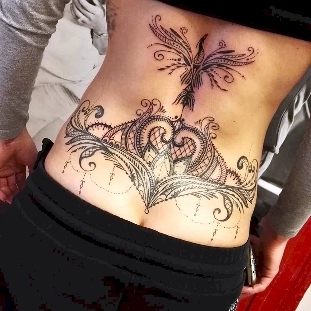 The abdomen Tattoo