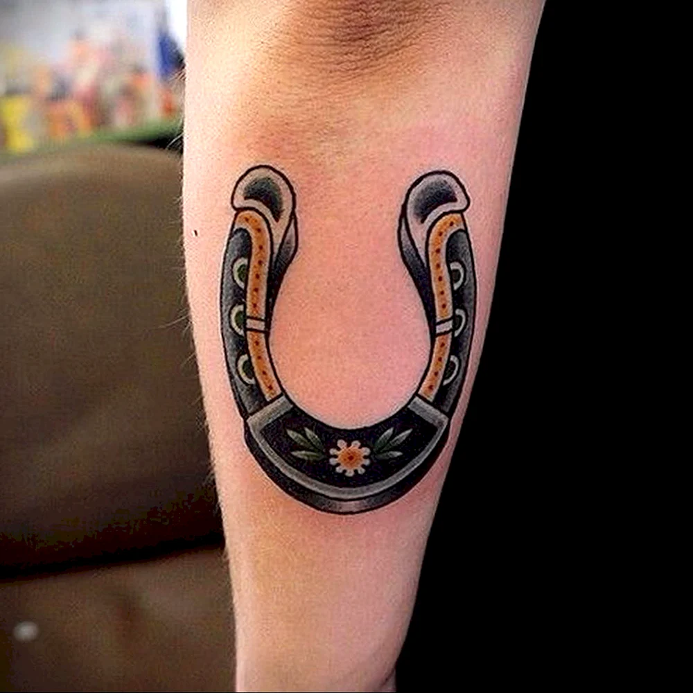 Traditional Tattoo Horseshoe