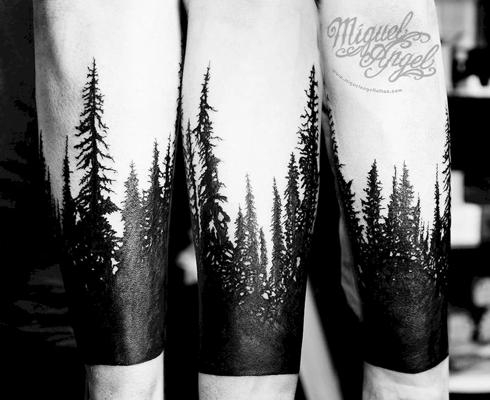 Tree silhouette Tattoo