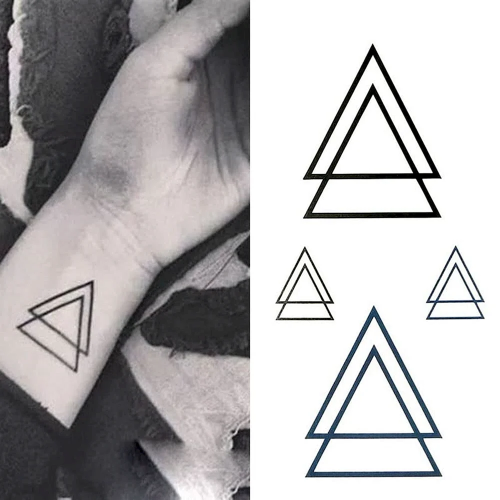 Triangle Puzzle Tattoo