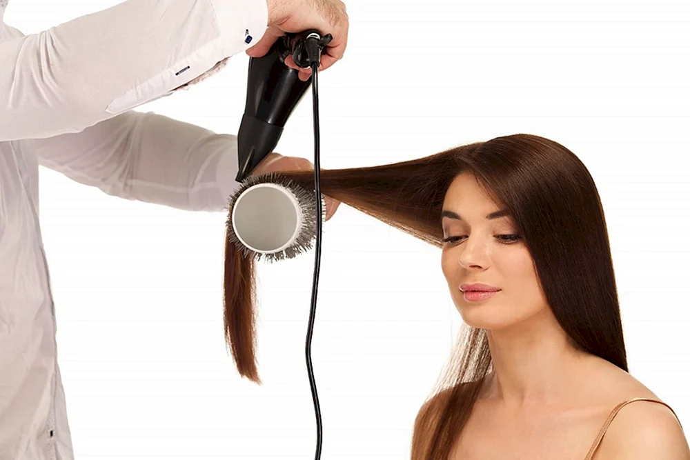 Укладка волос в салоне
