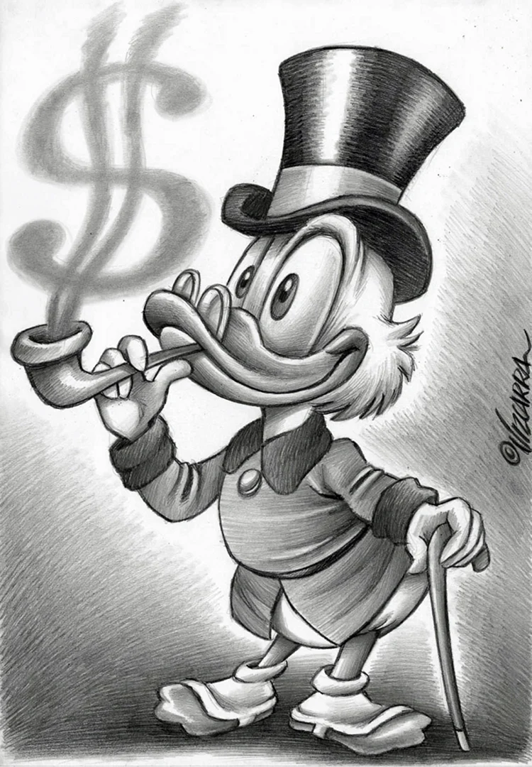Uncle Scrooge Gun fanart