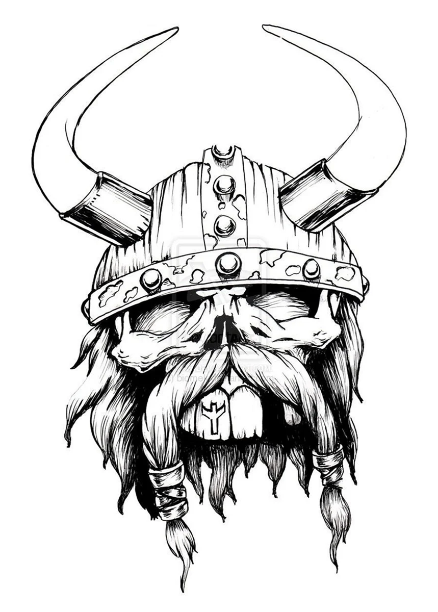 Viking drawing