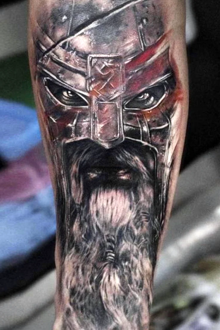 Viking face Tattoo