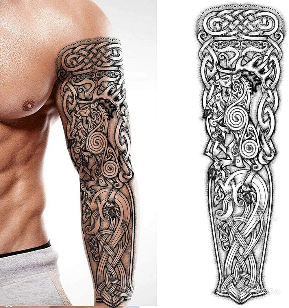 Viking Sleeve Tattoo