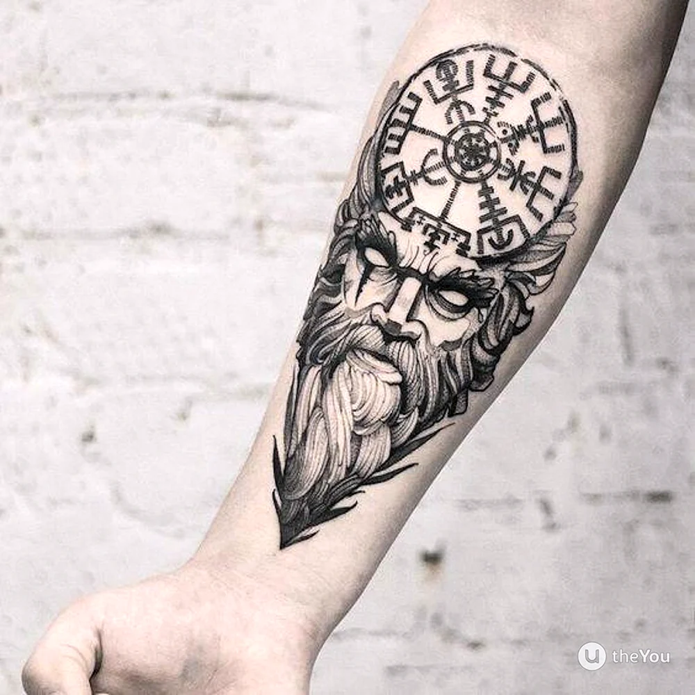 Viking Sleeve Tattoo Design