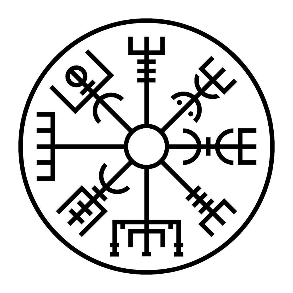 Viking symbol Nordic Compass