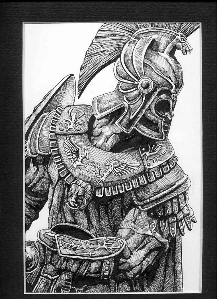 Viking Tattoo Sketch