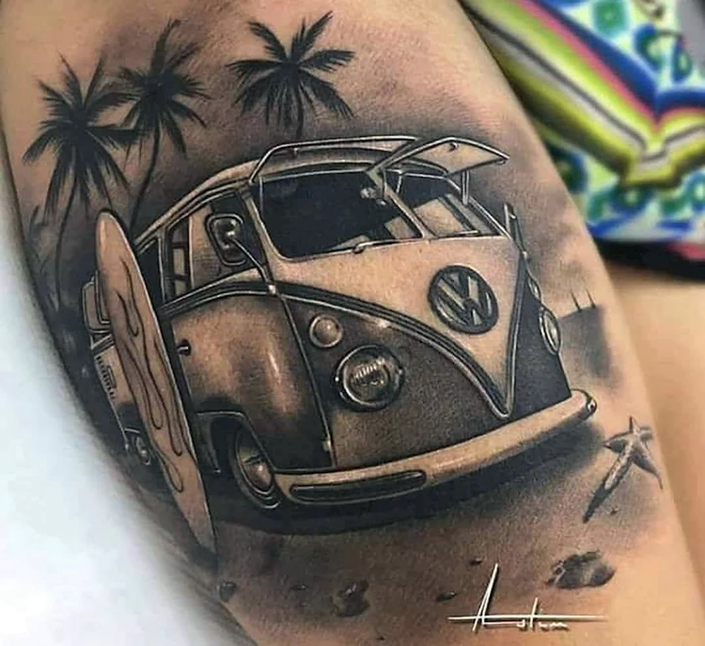 VW Camper Tattoo