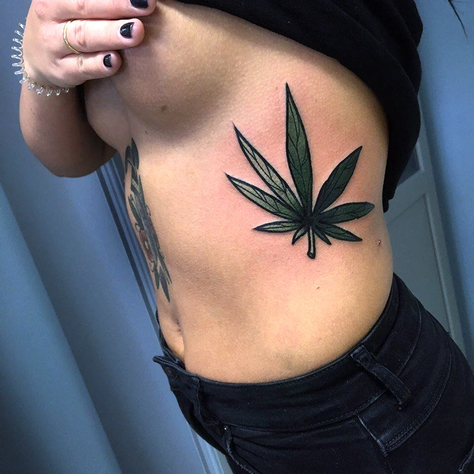 Weed tatto