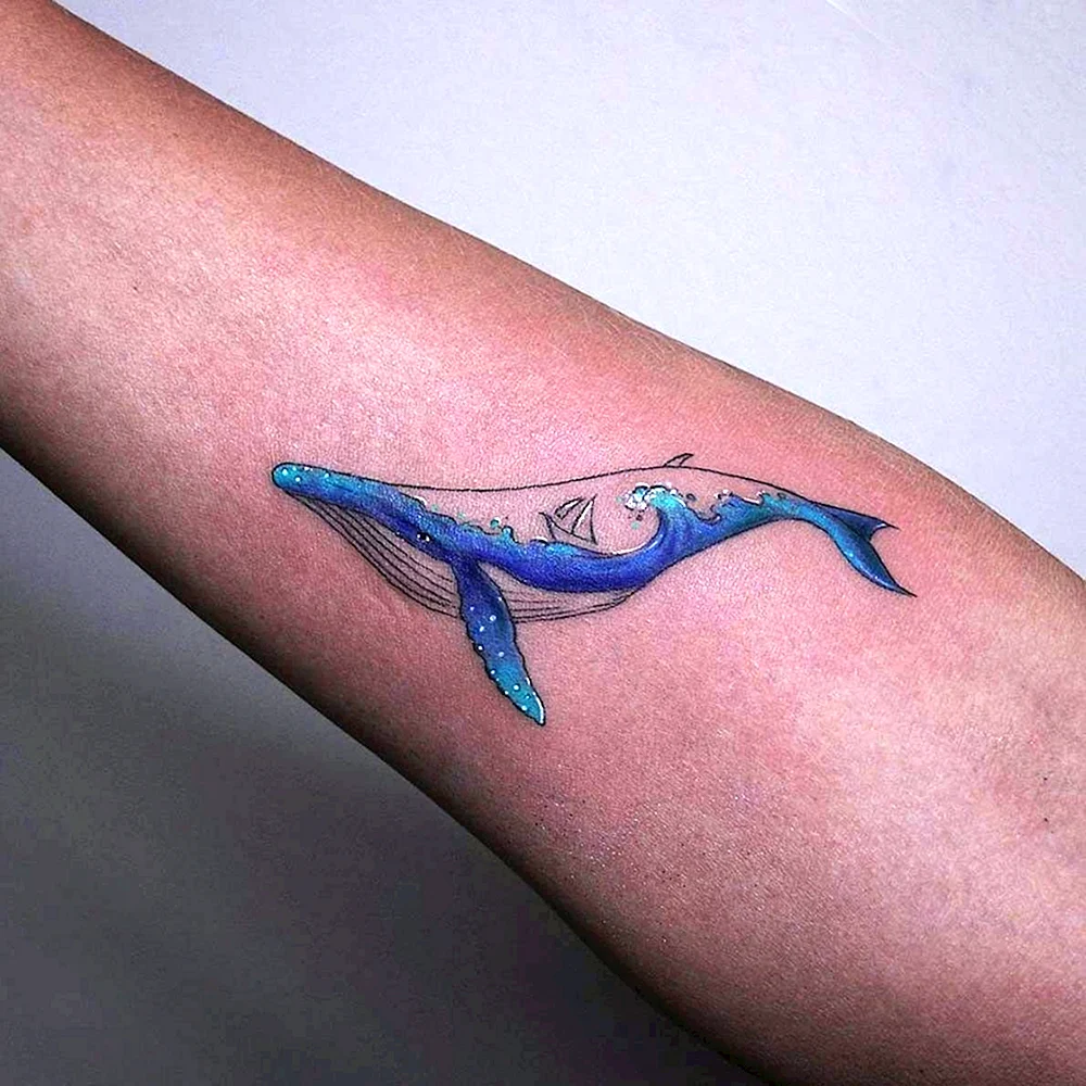 Whale Hip Tattoo