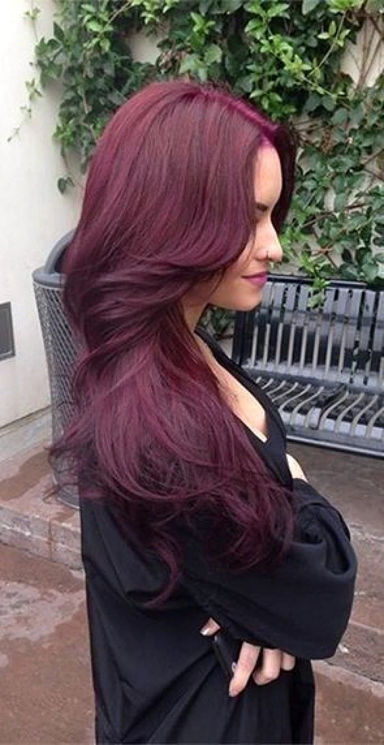 Wine Red hair