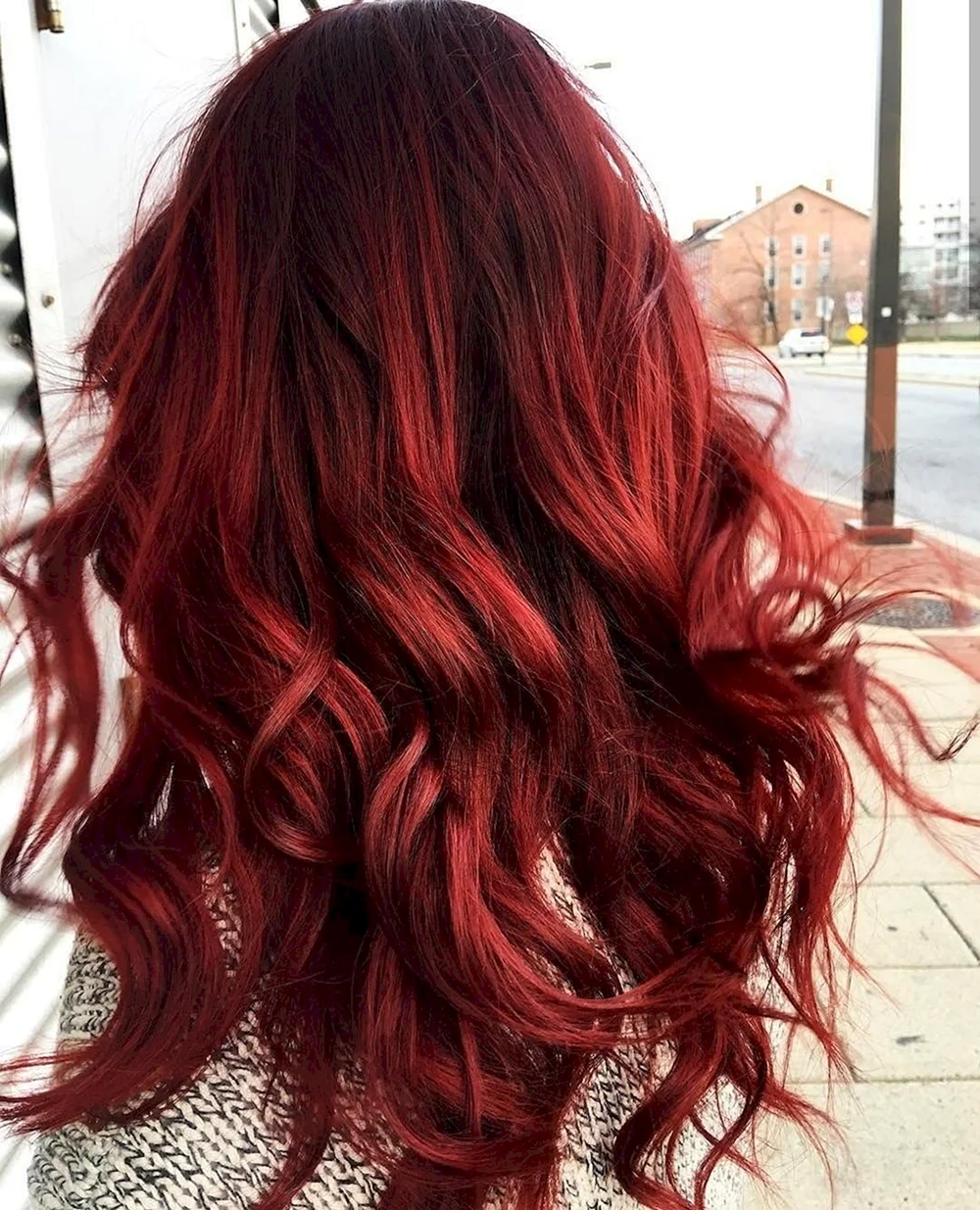Wine Red hair Color