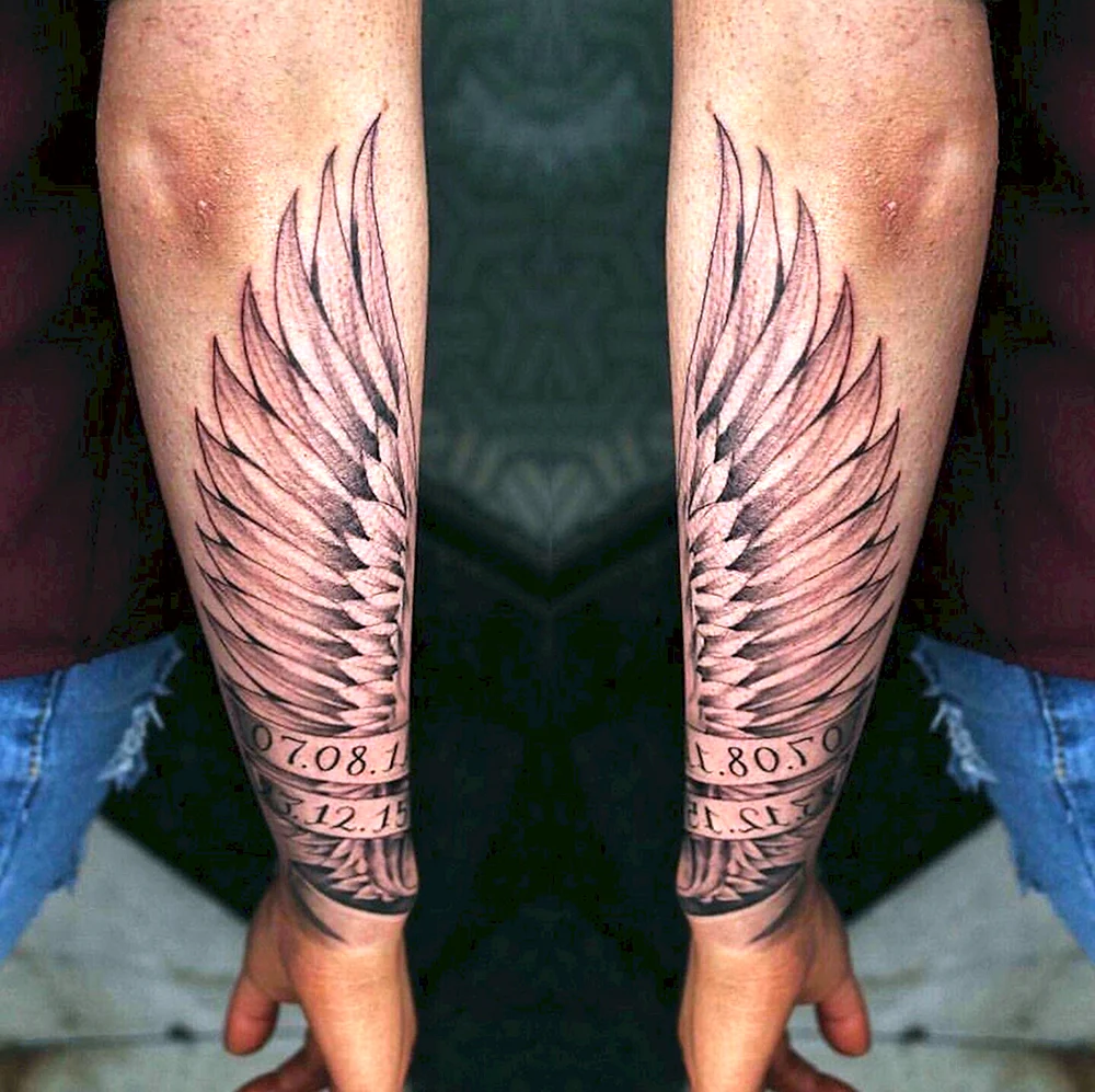 Wing Tattoo Arm