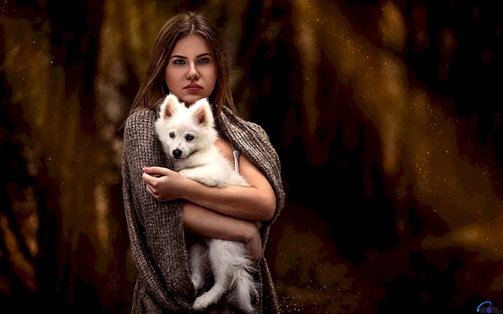 Woman and Dog