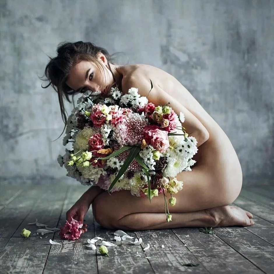 Woman body Flower