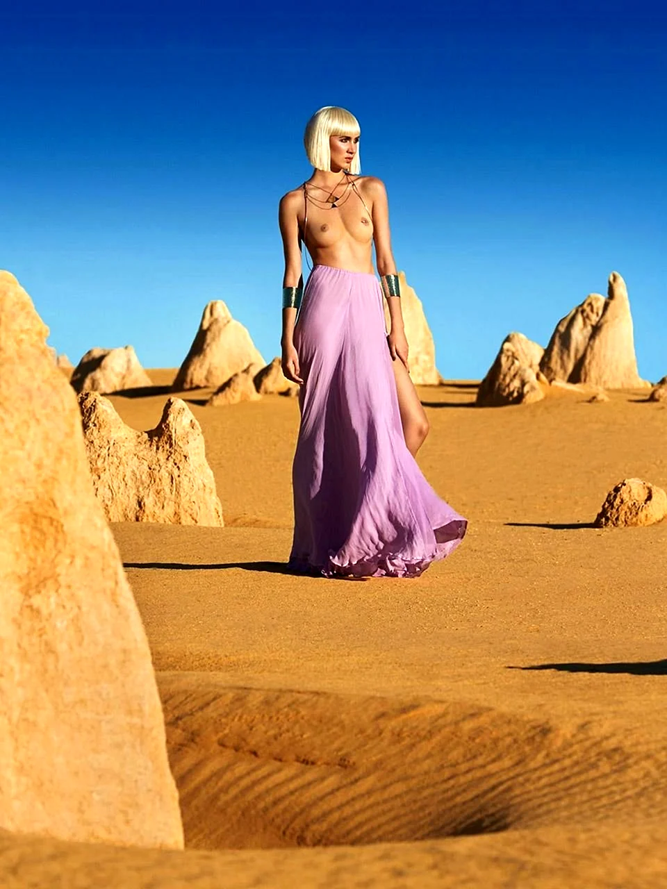 Woman Desert