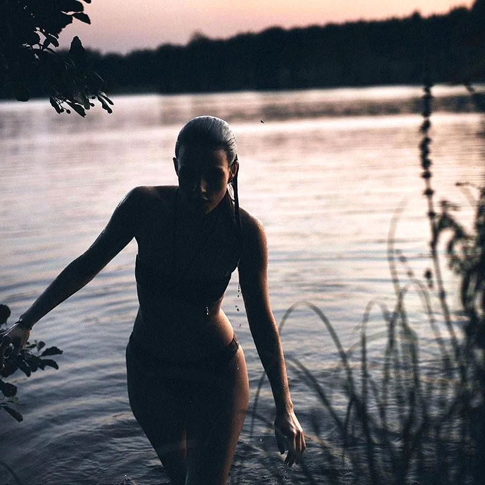 Woman in Lake