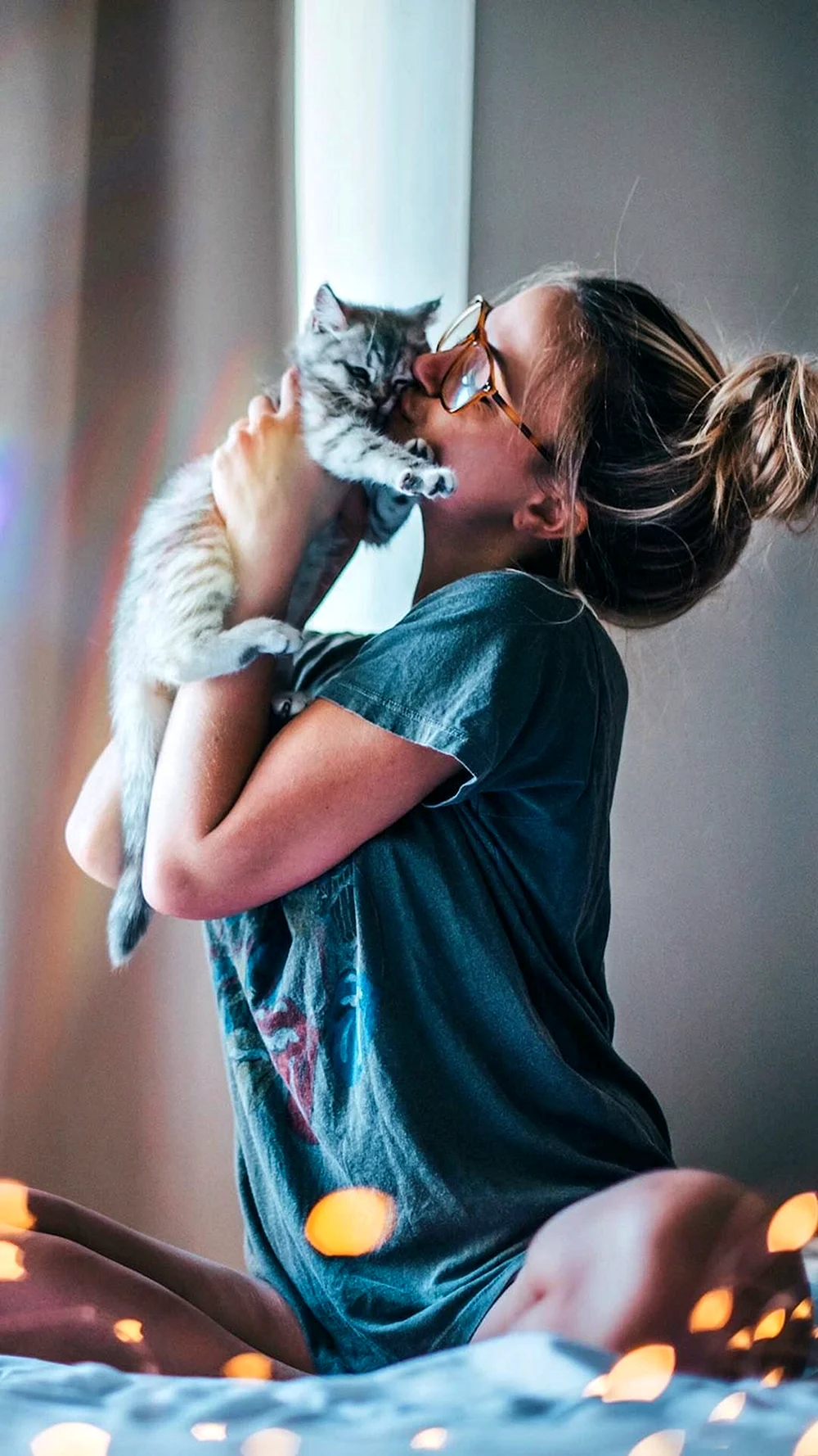 Woman with Cat Photography