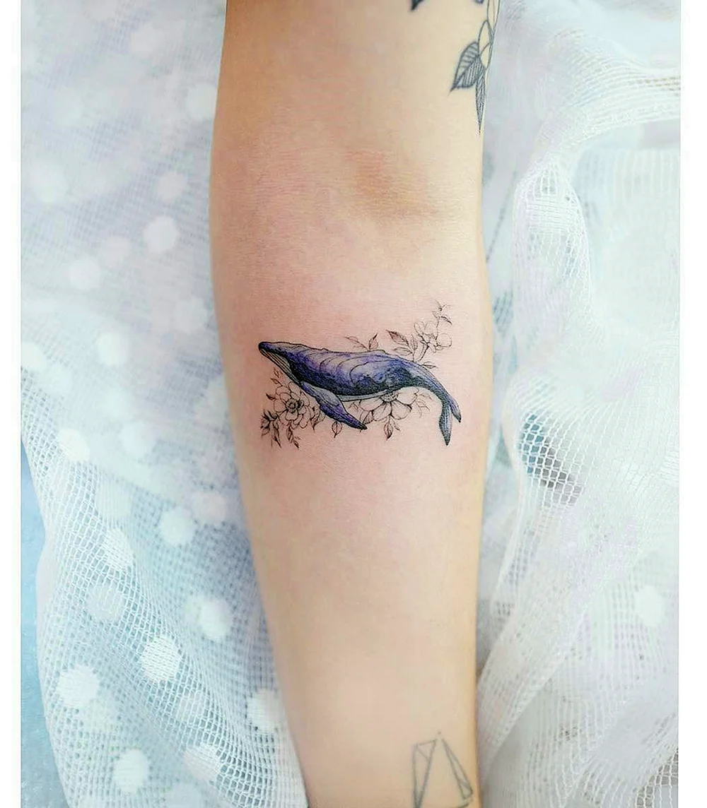 Women Whale Tattoo