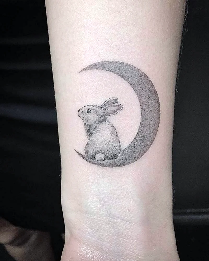 Wrist Bunny Tattoo