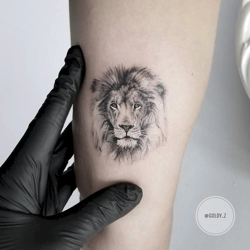 Wrist Lion Tattoo