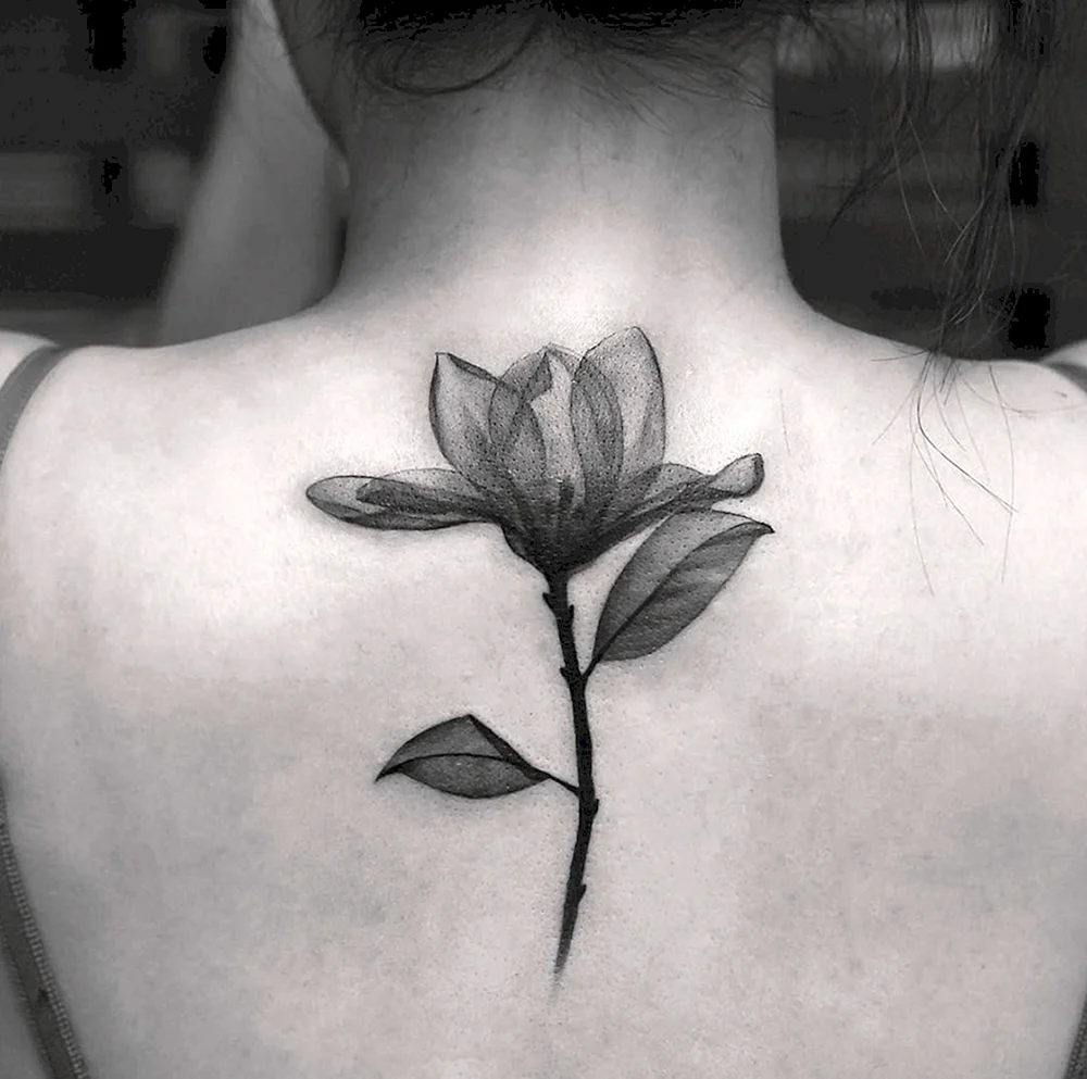 X ray Flowers Tattoo