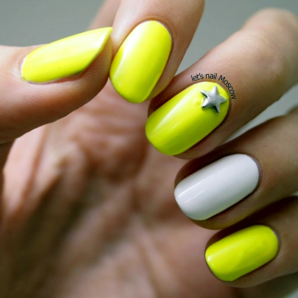 Yellow Manicure