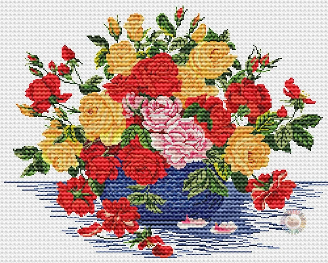 Eva Rosenstand розы в вазе