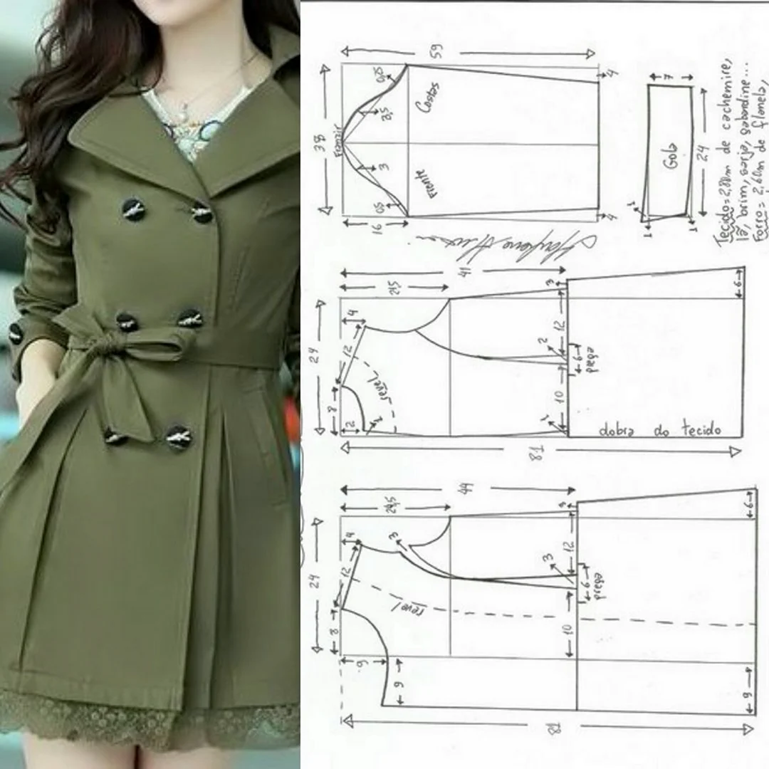 Моделирование пальто женского
