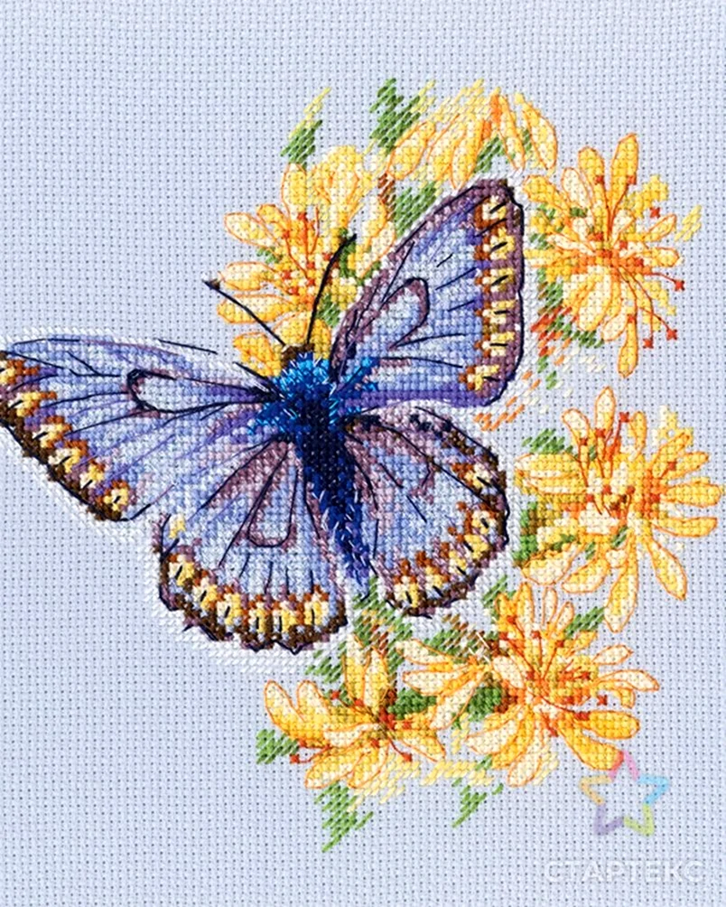 Набор для вышивания RTO бабочки