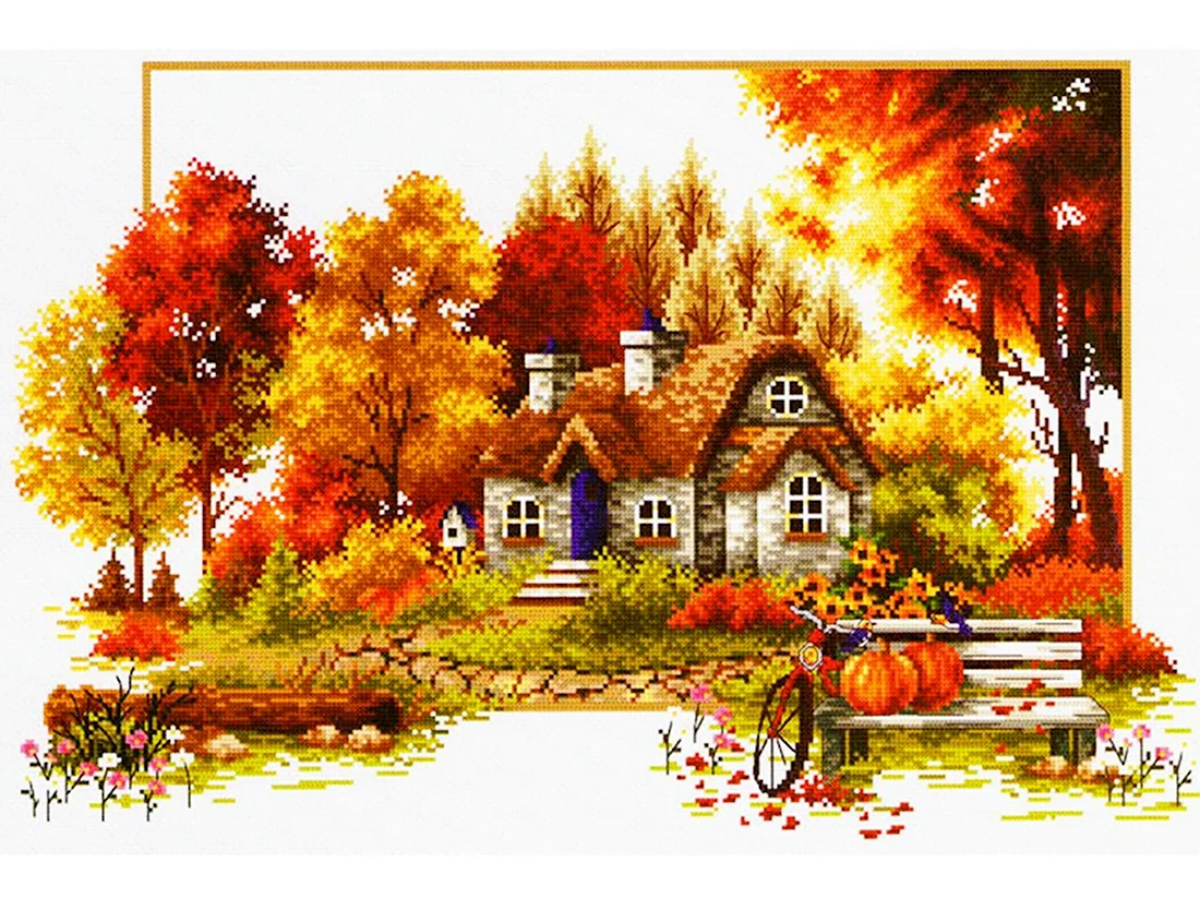 Осенний домик Каролинка