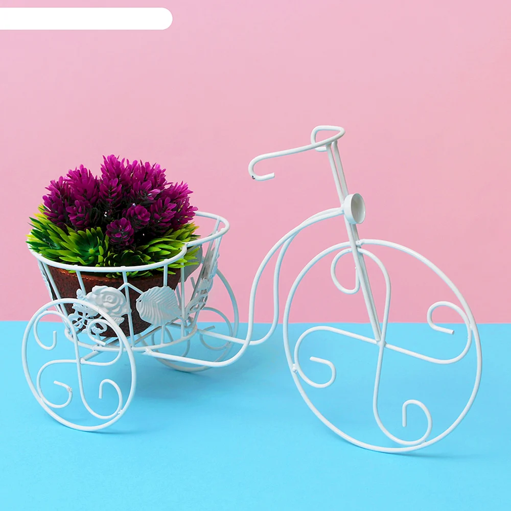 Подставка для цветов велосипед